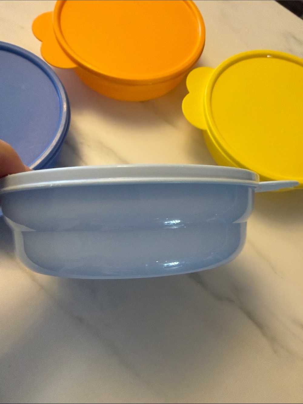 Tupperware Microwave Reheatable cereal bowls